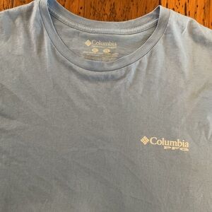 Columbia Men's Light Blue Short Sleeve Tee